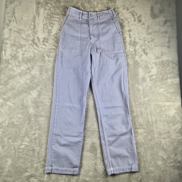 Brandy Melville Pants - John Galt Brandy Melville Carpenter Pants Womens Blue Grey Denim Utility Y2K